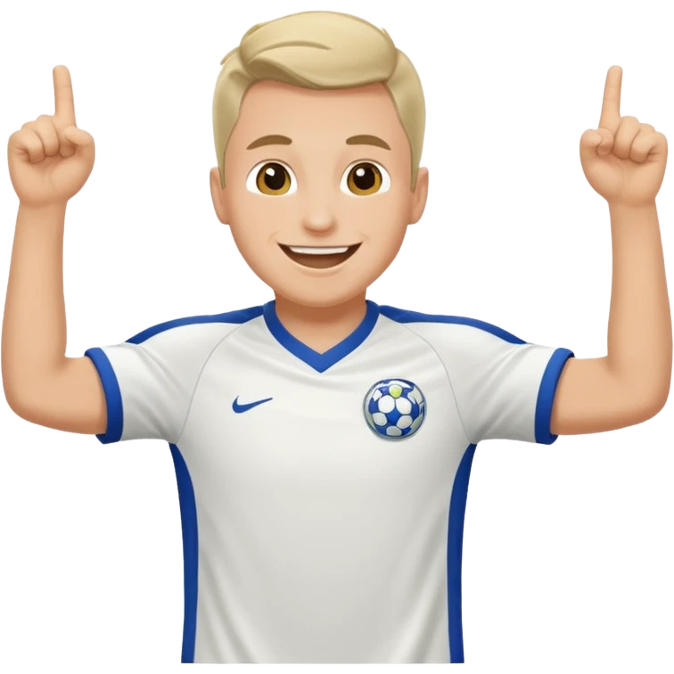 Viktor Gyokeres after scoring a goal celebration emoji