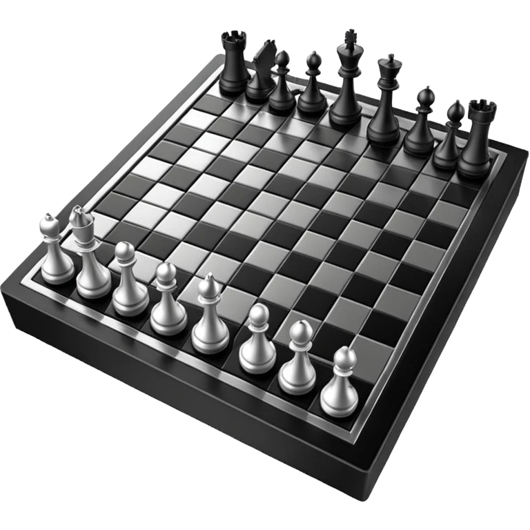 3d chessboard ai emoji