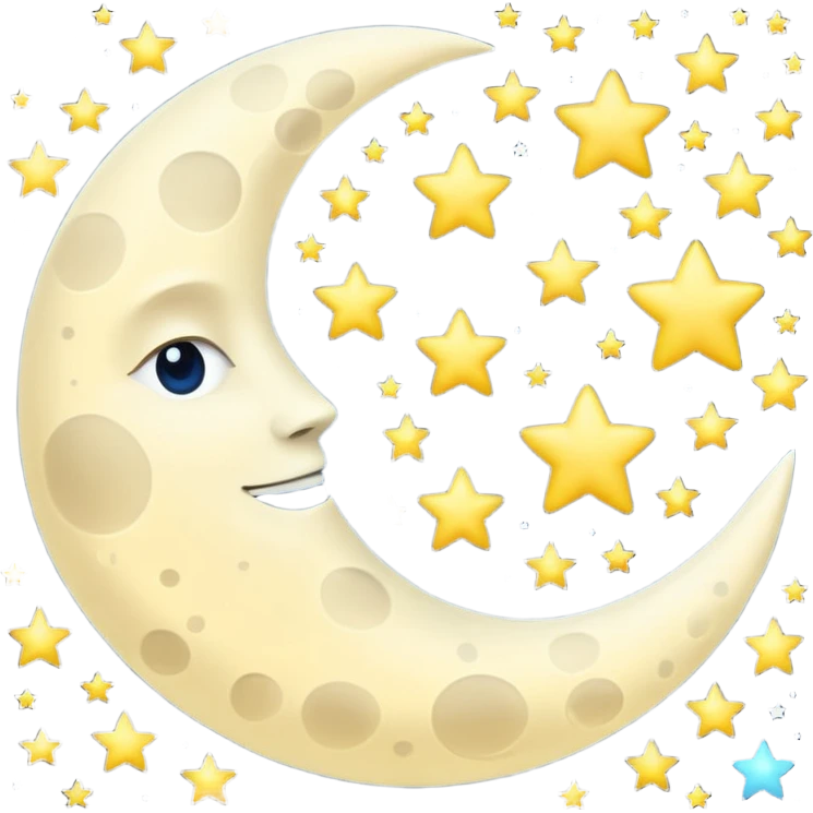 moon and stars emoji