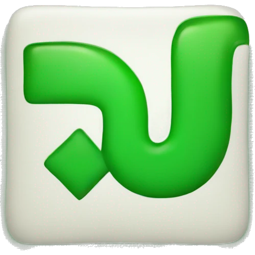 a white tick in a green square emoji