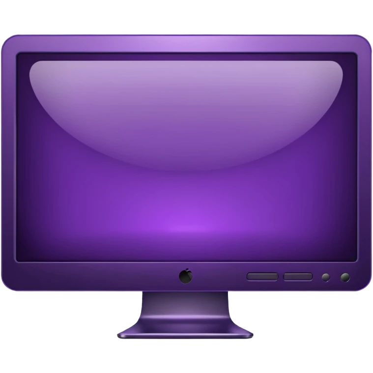 dark purple wide screen monitor emoji