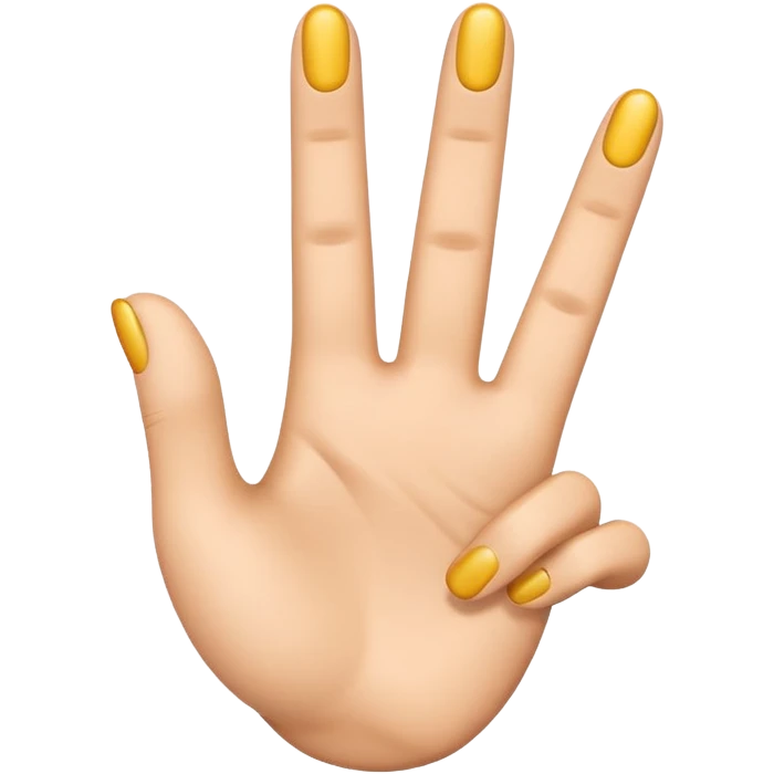 Please create a 3D emoji that shows the number "1" using "1" fingers. I’d like it to resemble the iPhone emoji style! emoji