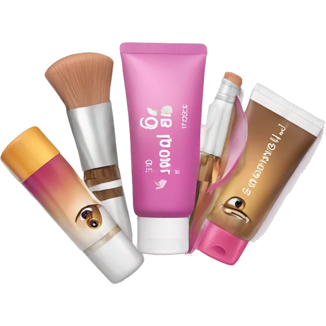 promotion for bundle product cosmetic  emoji