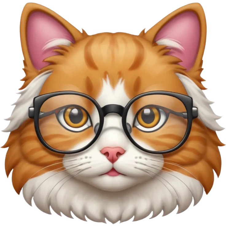 Кот в очках emoji