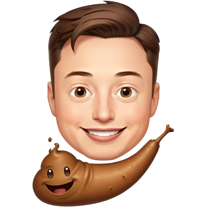 elon musk poop emoji
