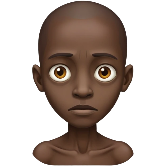 African starving emoji