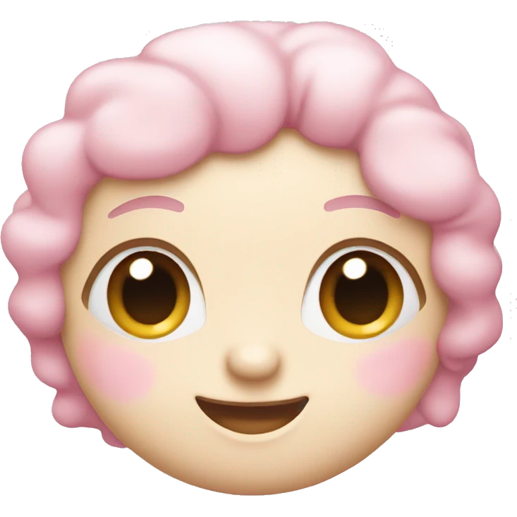 Cute pastel pink ipad emoji