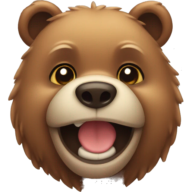 Cute bear emoji