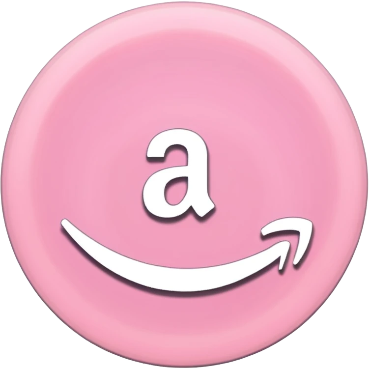 amazon prime video aesthetic logo in pastel pink emoji