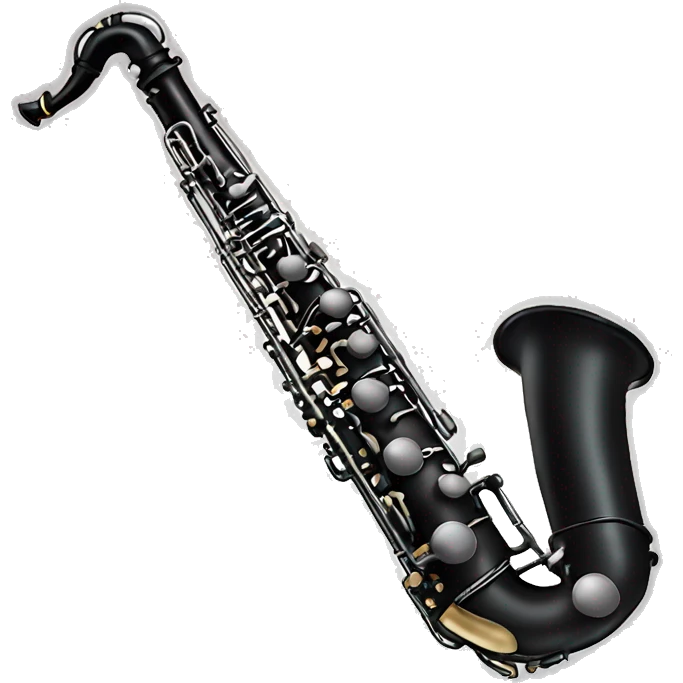 An actual bass clarinet that doesn’t look like a tenor saxophone  emoji