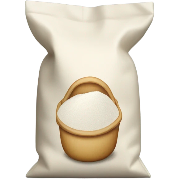 pocket size bag of flour  emoji