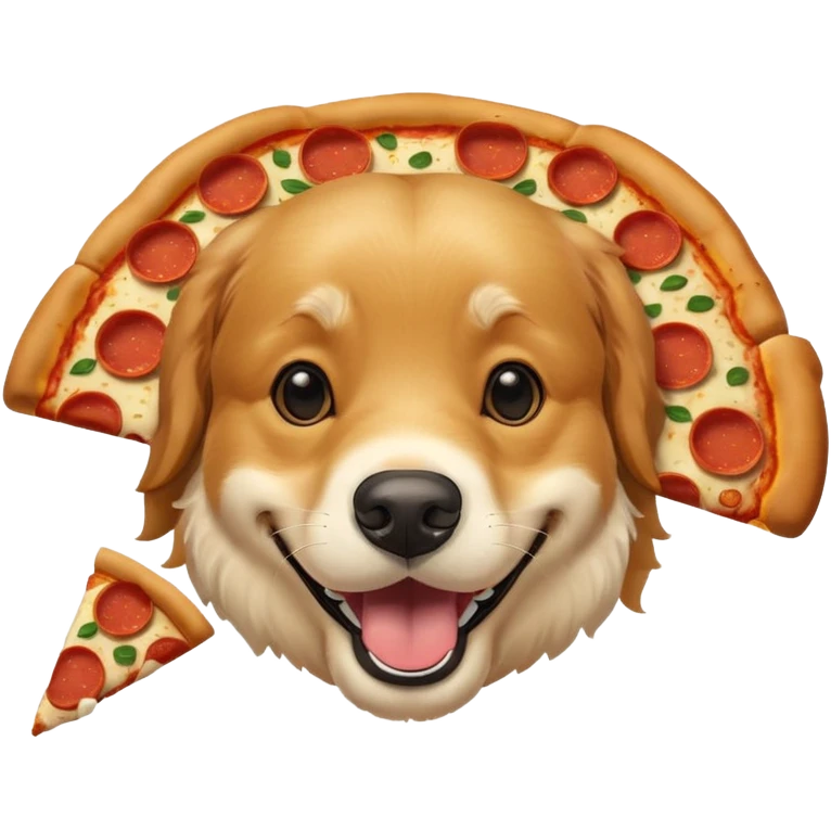 Pizza dog emoji