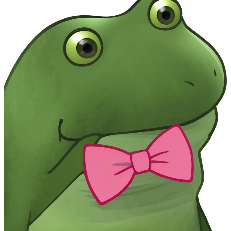 Apple headset with a pink bow tie emoji