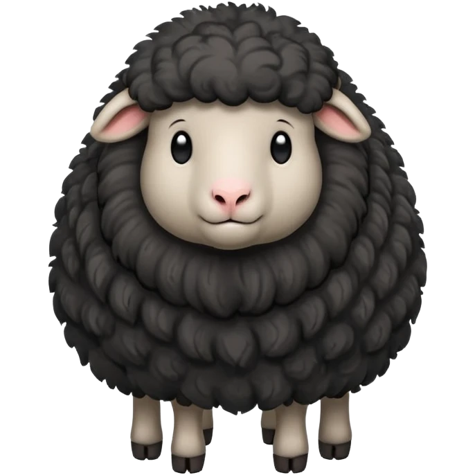 Black sheep emoji