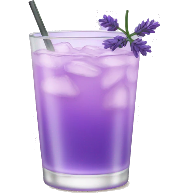 Lavender drink emoji
