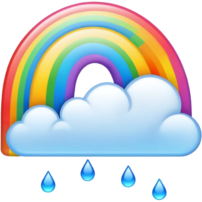 Arc-en-ciel emoji