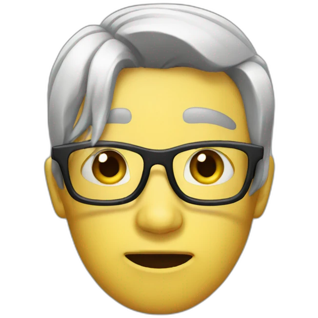 crying nerd  emoji