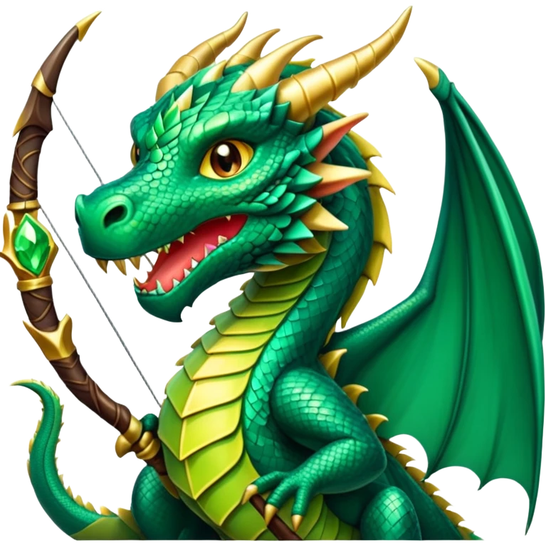Dragon archery emoji