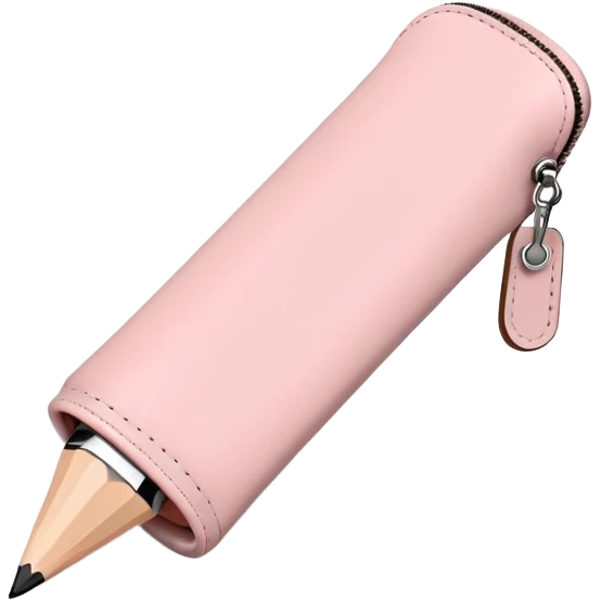 Light Pink Pencil Pouch emoji