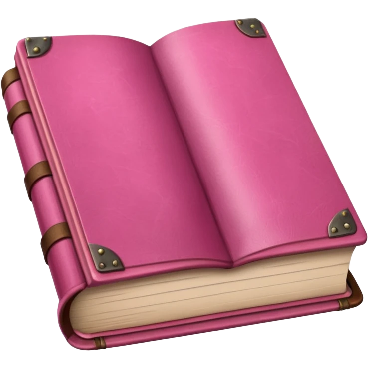 open pink book emoji