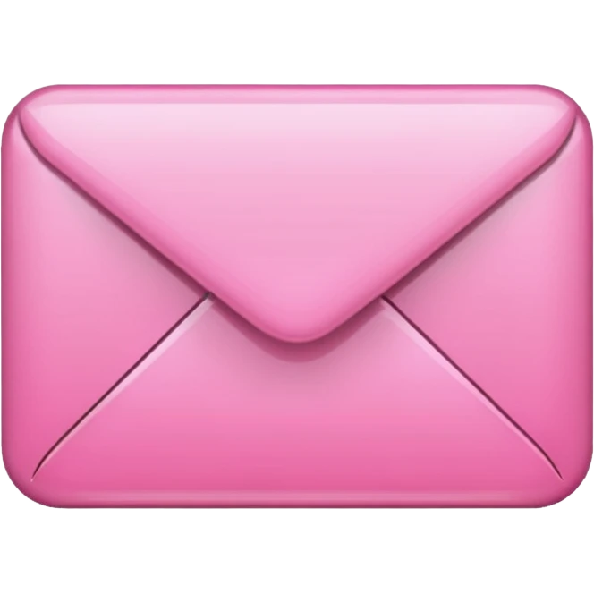 pink email emoji