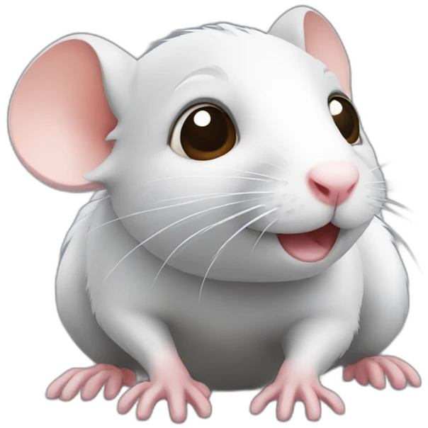 cute rat huge emoji