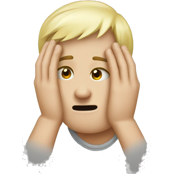 Face palm emoji