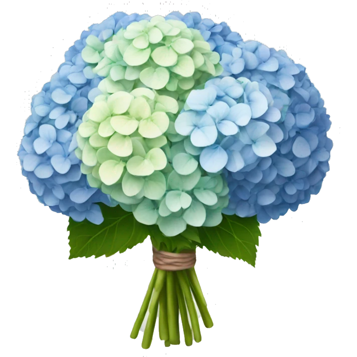 hydrangea bouquet emoji