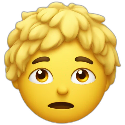Tired after playing tennis emoji
