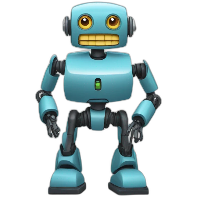 Tax accounting robot emoji