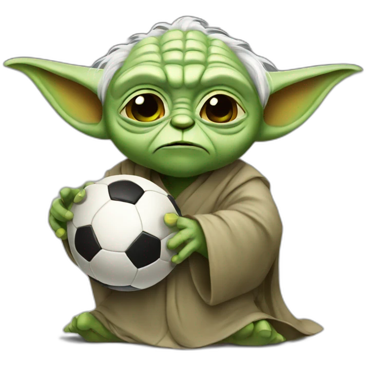 soccer yoda emoji