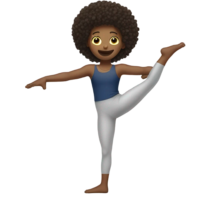 someone doing the splits emoji