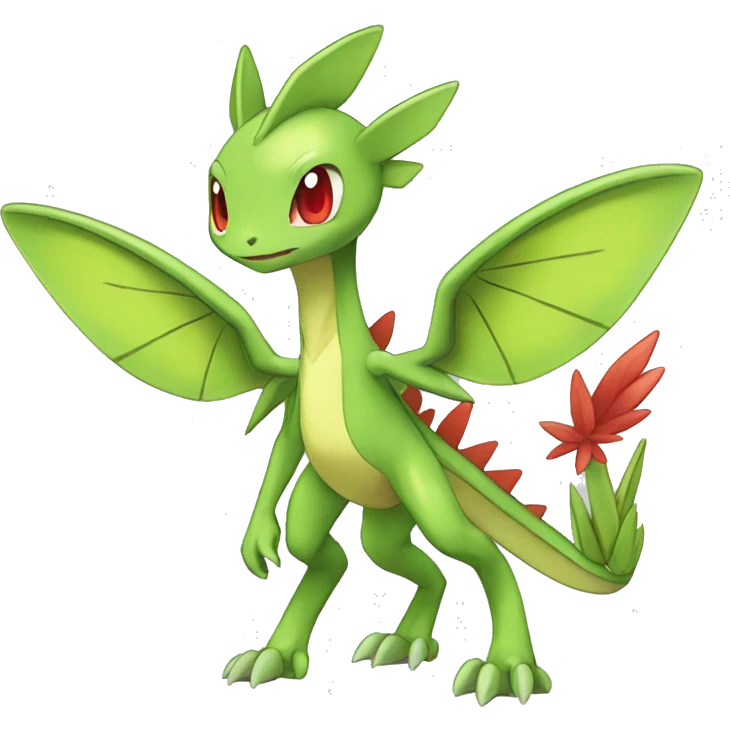  Sceptile-Celebi-Flygon-Fakemon full body emoji