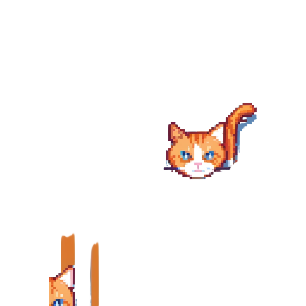 orange cat with stripes emoji