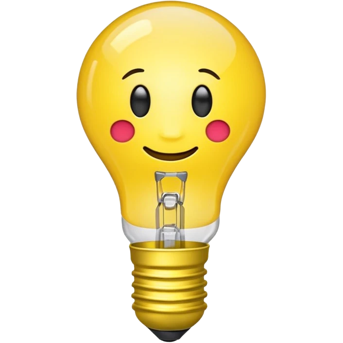 bulb bright idea emoji iphone emoji