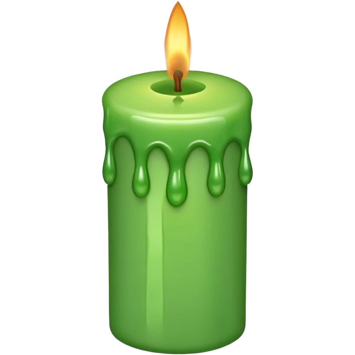 GREEN CANDLES emoji