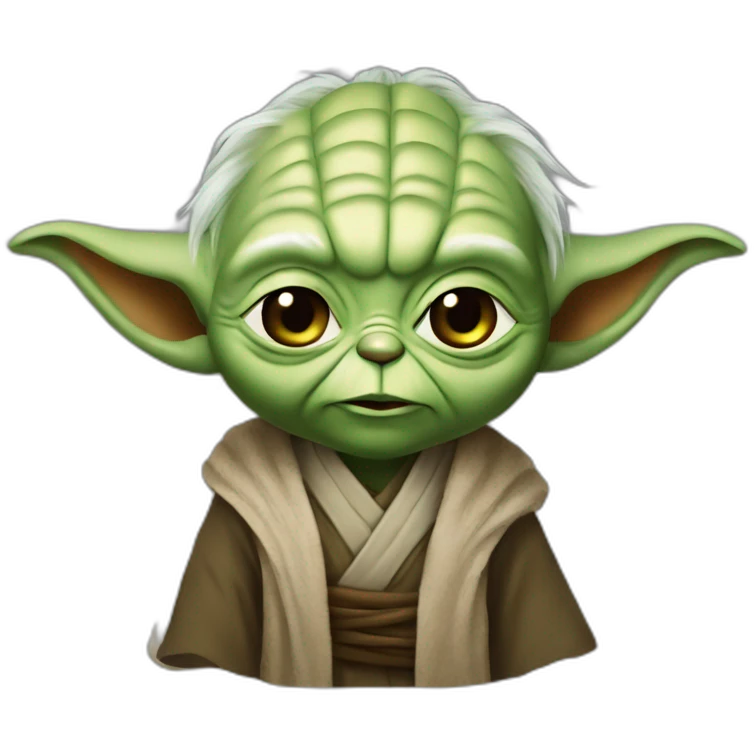 Maître Yoda en chat emoji