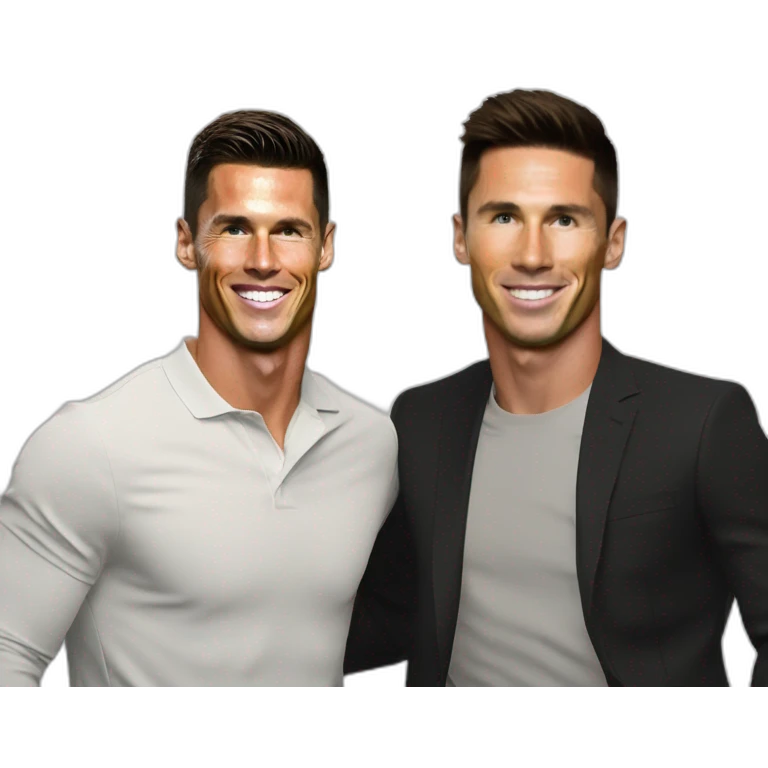Cristiano ronaldo et messi emoji