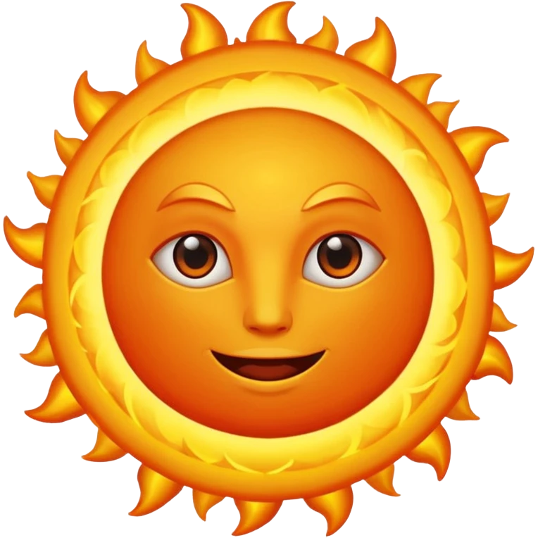 Sun eating the earth  emoji