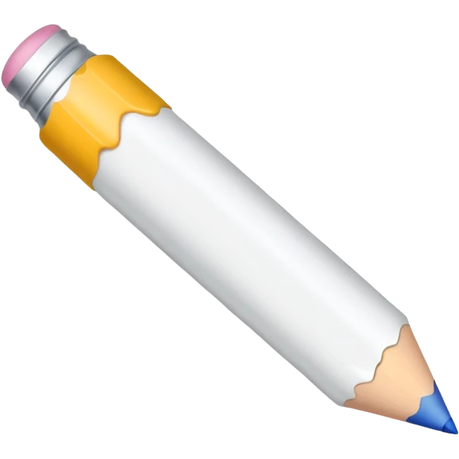 white crayon emoji