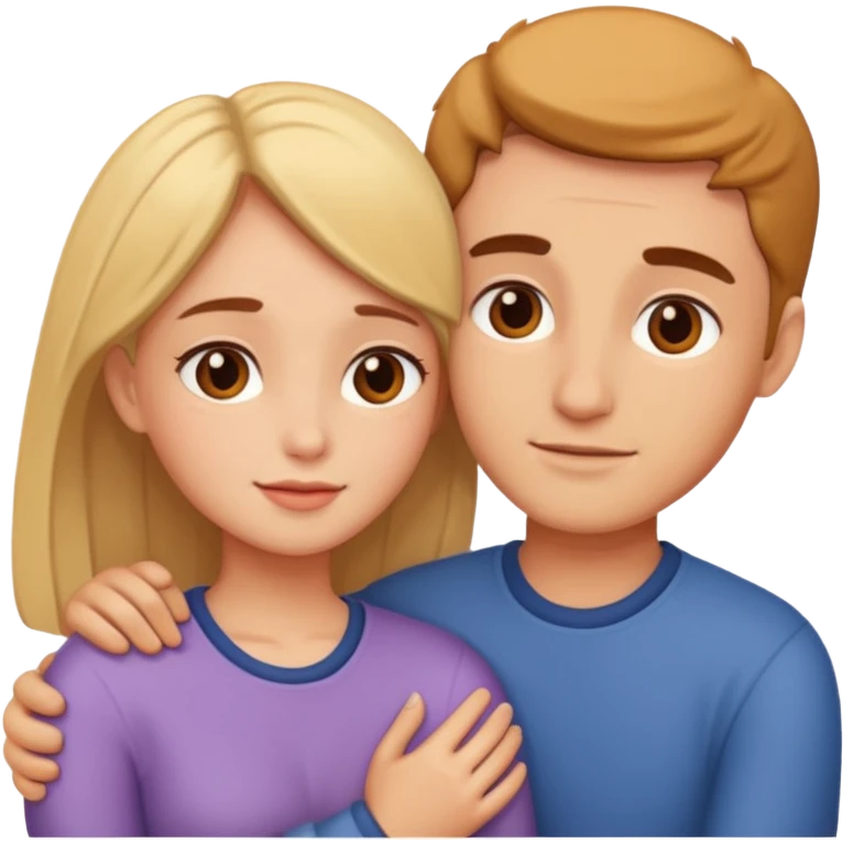 Moment intime entre amoureux emoji