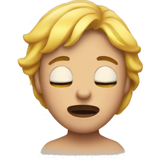 emoji with eyes closed biting lip emoji