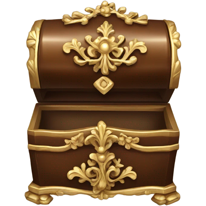 rococo brown jewelry box emoji