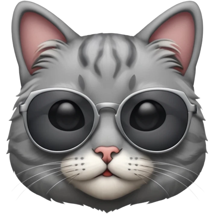 Cat wearing sunglasses emoji