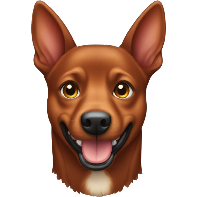 Red kelpie dog emoji