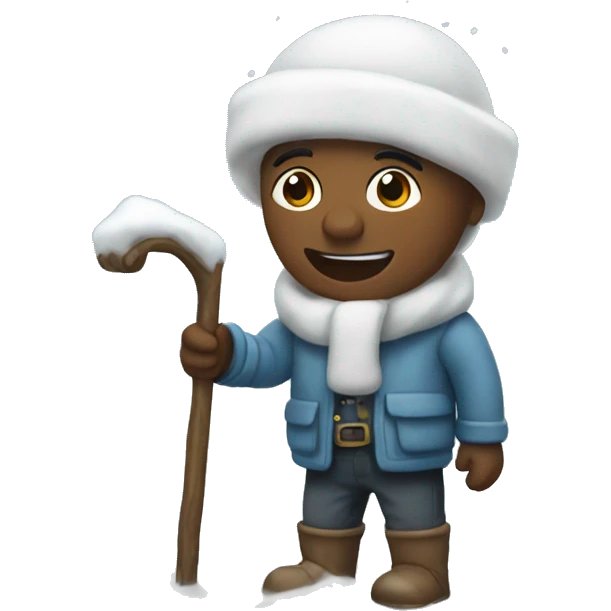 Snowfall emoji