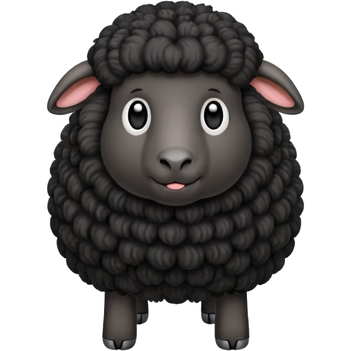 Black sheep emoji