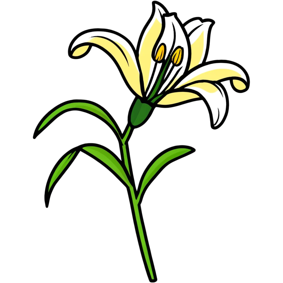 lily flower emoji