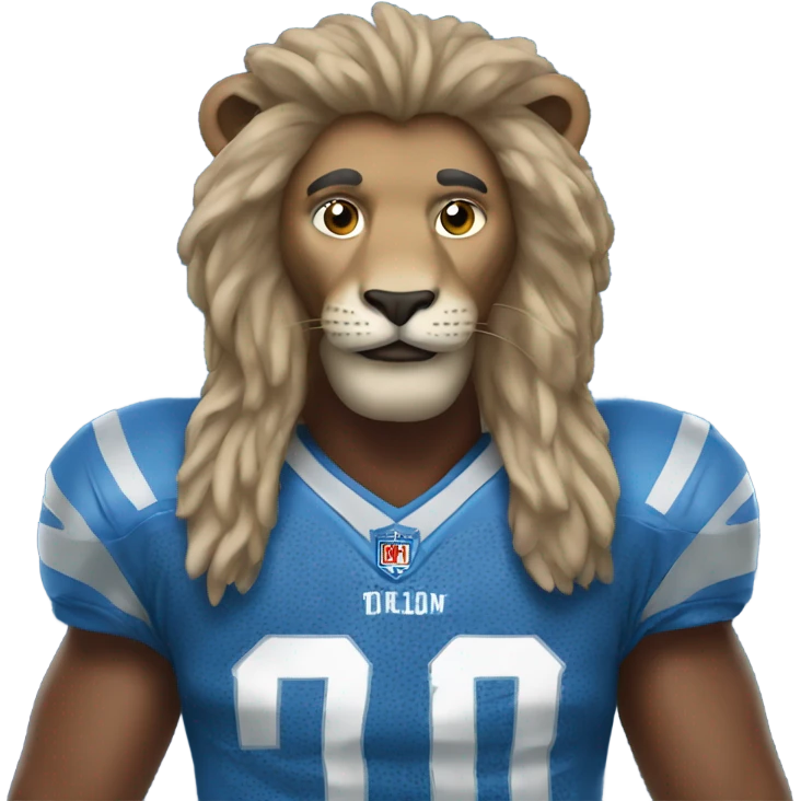 Detroit lion emoji