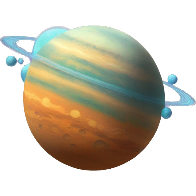 A Planet with a floqer emoji